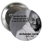 Mahatma Gandhi: 'Be the Change, See in the World' Quote & Picture on ...
