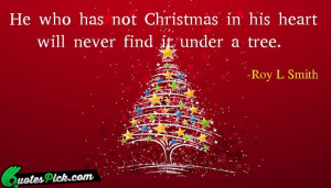 He Who Has Not Christmas by roy-l-smith Picture Quotes