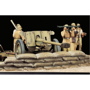 35 Scale German 7 62cm Pak 36 r North Africa Scenery Set Military