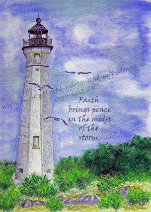 quote with lighthouse