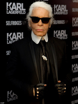 Lagerfeld, 80, faces legal action from women's pressure group Belle ...