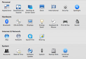 System Preferences From The...