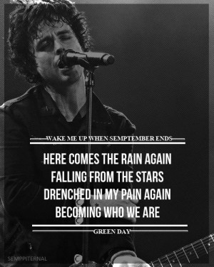 Wake Me Up When September Ends, Green Day