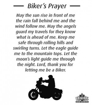 Bikers prayer