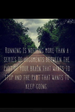 Quotes about running
