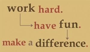 it is not enough that you have got to have hard work and a certain ...