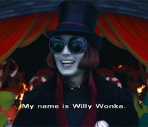 Johnny Depp Charlie And The Chocolate Factory Quotes My name is willy ...