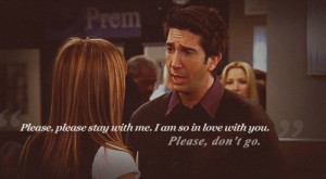 ross #rachel #ross and rachel #friends #f.r.i.e.n.d.s #please #dont ...