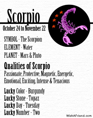 Scorpios are ambitious, intriguing, discerning and magnetic to others ...