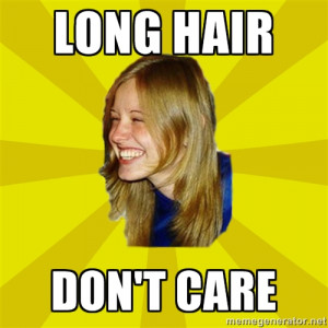 Trologirl - long hair don't care