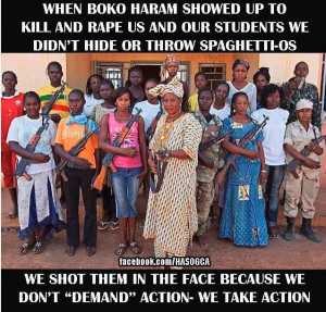 Nigerian women who repulsed a Boko Haram attack, kudos to these gutsy ...