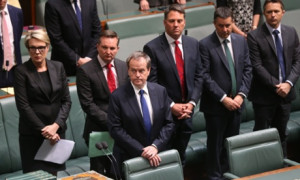 Bill Shorten during a condolence motion on Tuesday. Photograph: Mike ...