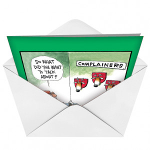 Complainers Naughty Funny Merry Christmas Card Nobleworks Image