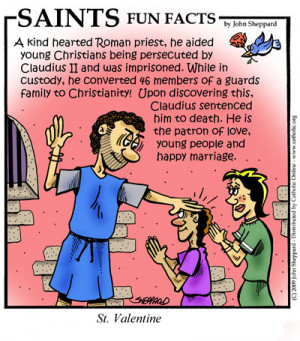 Saints Fun Facts for St. Valentine