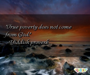 Quotes On Poverty