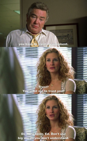 Erin Brockovich, Albert Finney + Julia Robert, dir. Steven Soderbergh