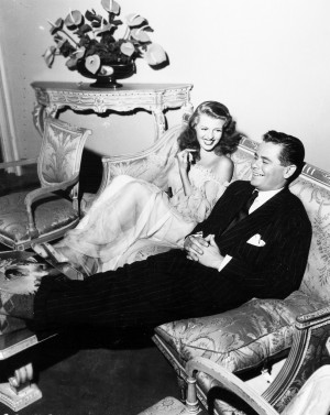 Glenn Ford y Rita Hayworth durante el rodaje de “Gilda ...