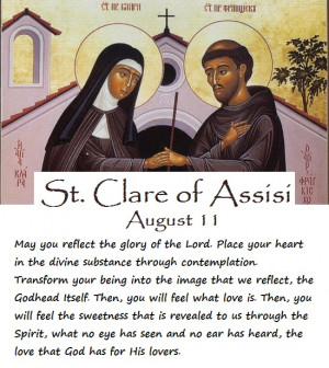 St Clare of Assisi Quotes