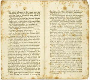 ... Convention with the “Declaration of Sentiments,” July 19, 20, 1848