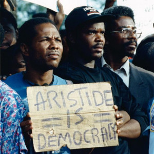 Jean-Bertrand_Aristide - Supporters rally for ousted Haitian President ...