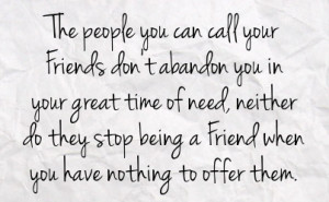 Quotes About Friends Abandoning You. QuotesGram