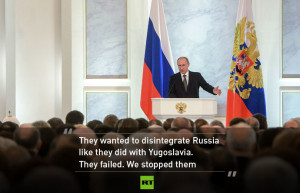 In a warning to the West about further encroachment towards Russia’s ...