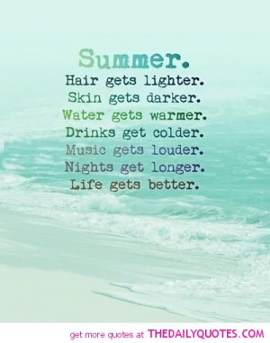 Quotes and Sayings About Summer