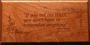 Mark Twain Quote Plaque