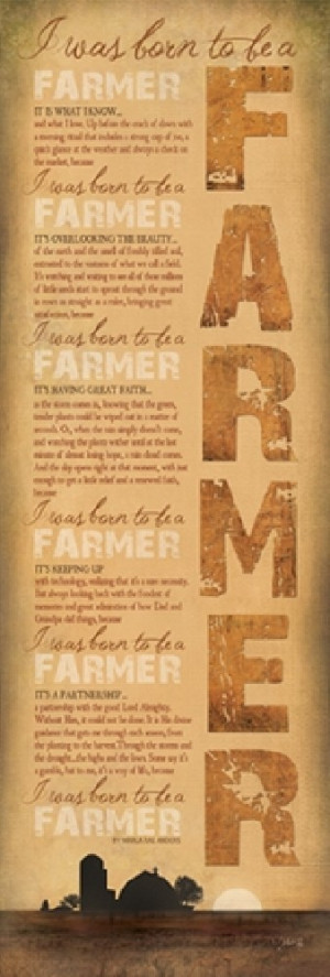 Born to be a Farmer picture by artist Marla Rae