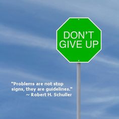 ... are not stop signs, they are guidelines.