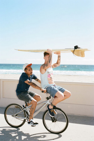 boys summer surf inked tattoo beach ink surfboard chill surfer
