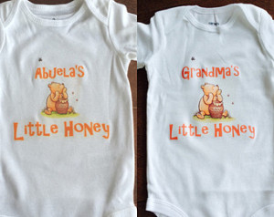 Classic Storybook Winnie the Pooh O nesie With Baby's Name + Quotes ...