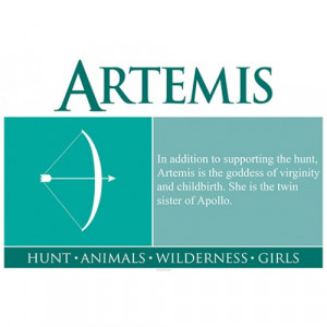 Artemis - Greek Gods & Goddesses Classroom Poster