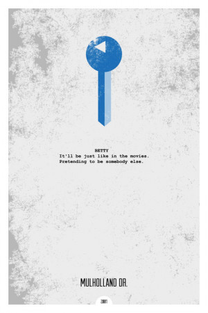 Grunge Minimalist Posters Illustrating Famous Movie Quotes