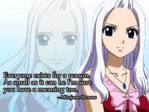 Mirajane FAIRY TAIL Anime quotes