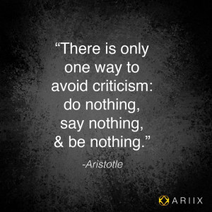 Criticism #quote #Aristotle #Wiseman