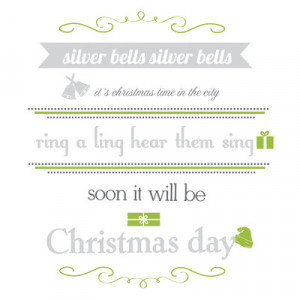 Room Mates Peel & Stick Silver Bells Quote Wall Decal