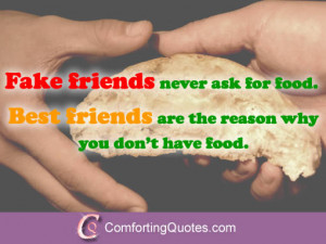 quote and saying about best friends just funny quote fake friends ...