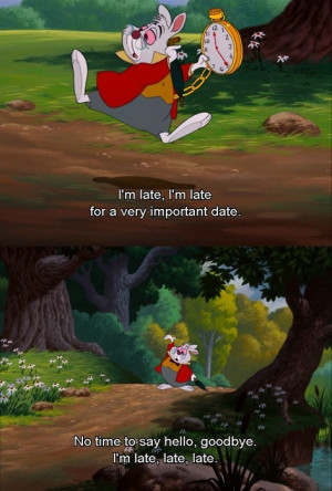 From Disney's Alice In Wonderland