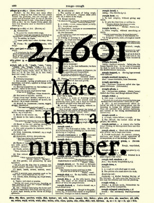 24601 More Than a Number, Jean Valjean, Les Miserables Dictionary Art ...