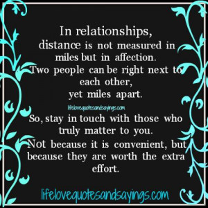 In Relationships..