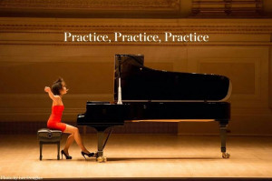 Practice, practice, practice - that is the key!