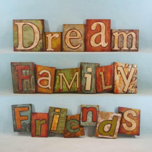 ... Set of 3 Decorative Inspirational Wood Block Wall Plaques by Yeatts