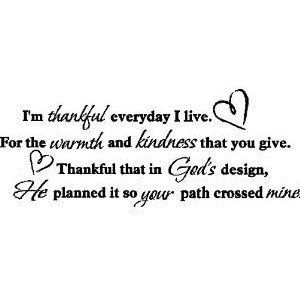 Amazon.com: I'M THANKFUL...WALL QUOTES SAYINGS WORDS LETTERING DECAL ...