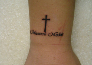 Wrist tattoo Small cross tattoos