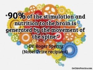 of the stimulation and nutrition to the brain is generated by the ...