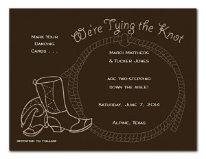 home wedding save the date announcements tie the knot