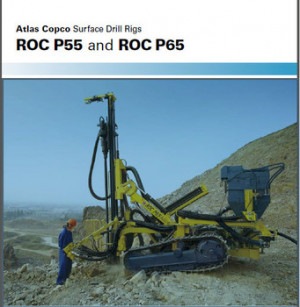 Atlas Copco Surface Drill Rigs ROC P55 and ROC P65