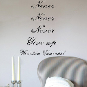 removable-vinyl-wall-sticker-never-give-up-Inspirational-quotes ...