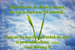 Motivational Good Morning Picture quote and image. Good morning wishes ...